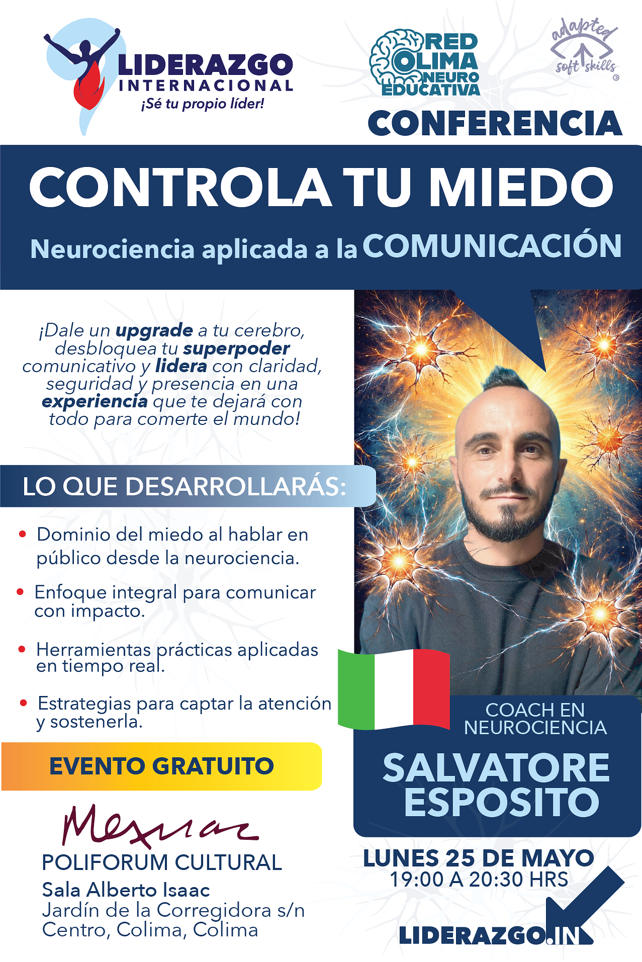 Controla Tu Miedo: Neurociencia aplicada a la comunicación
