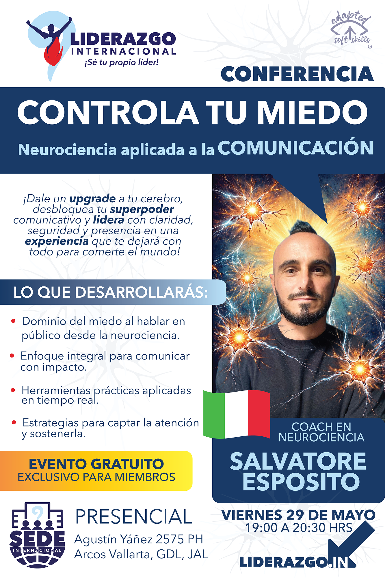 Controla Tu Miedo: Neurociencia aplicada a la comunicación